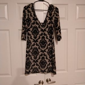 Black paisley dress - intimately - SZ Medium